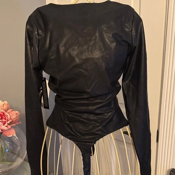 Naked Wardrobe Black Bodysuit - Picture 5 of 5